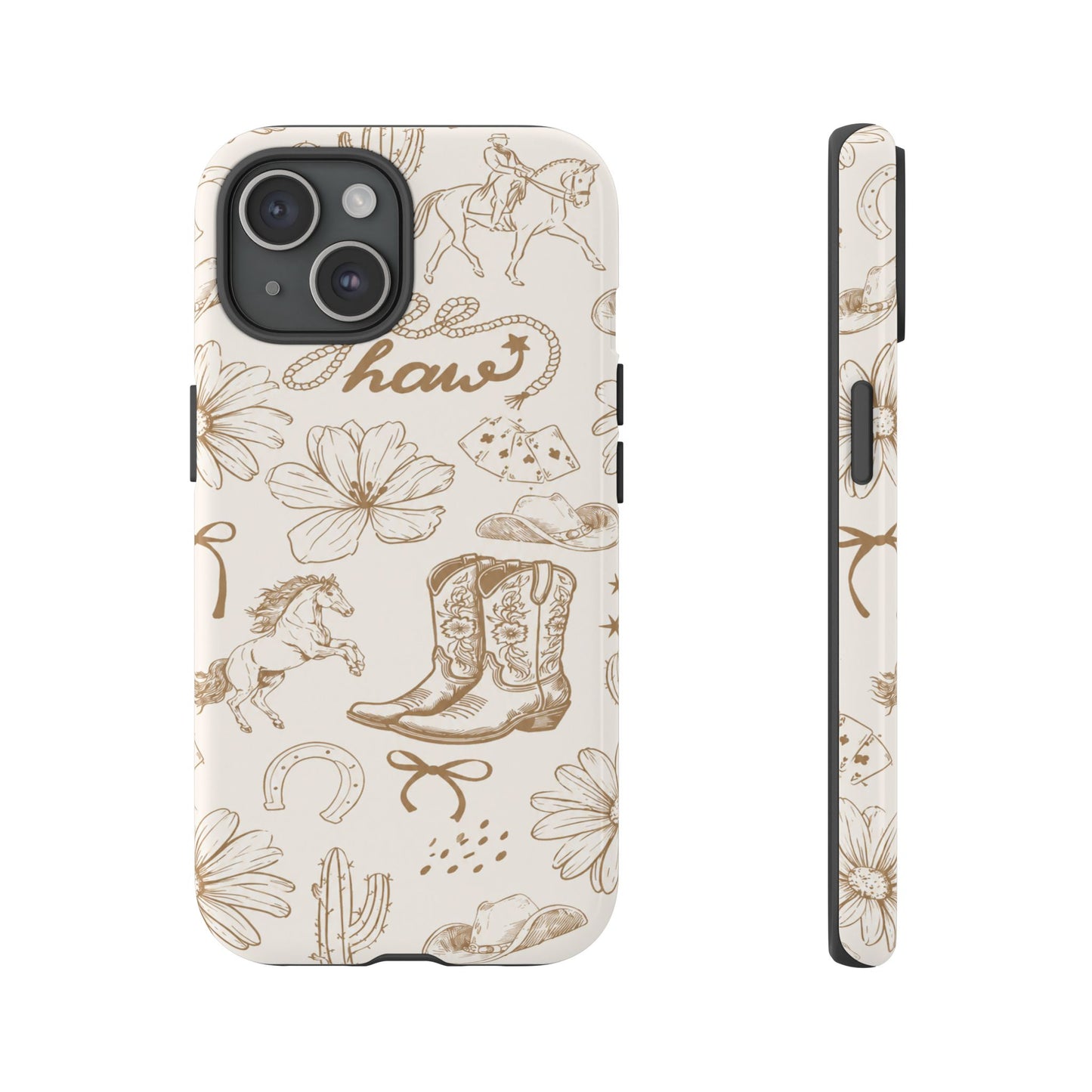 Western Cowgirl Phone Case for iPhone Samsung Galaxy Pixel Tough Case