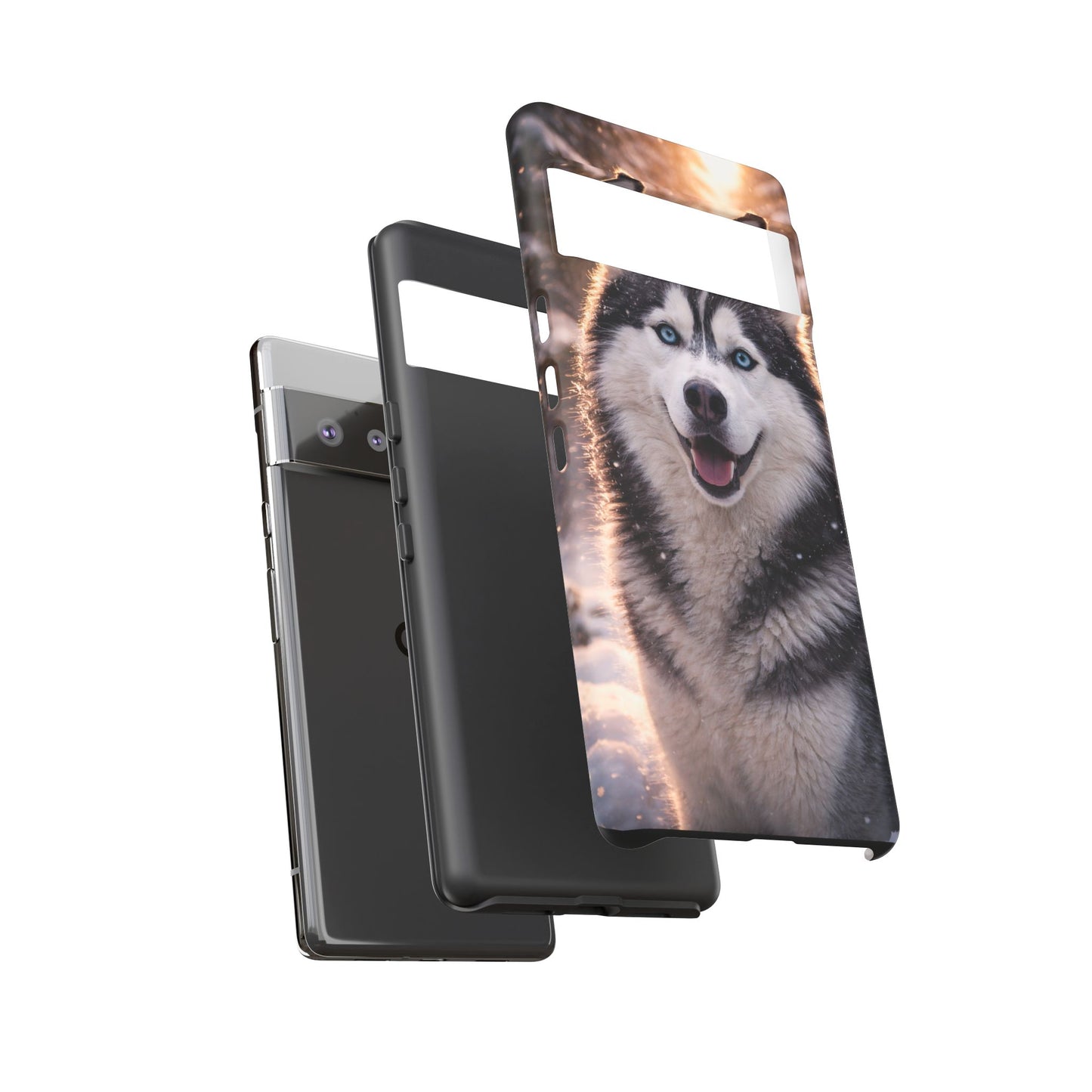 Siberian Husky Tough Phone Case | Blue Eyes Dog Cover Protective iPhone Case
