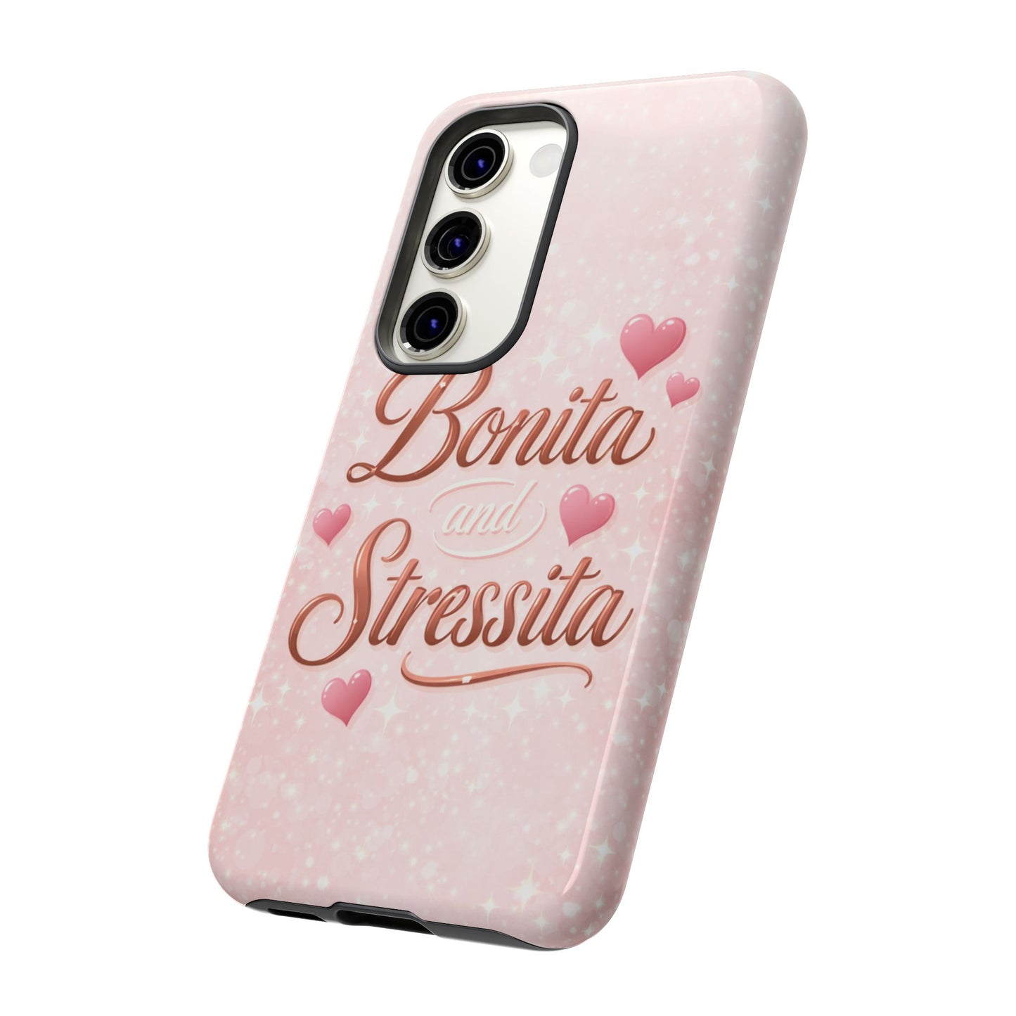 Bonita Stressita Phone Case Cute Latina Aesthetic Pink Coquette Case
