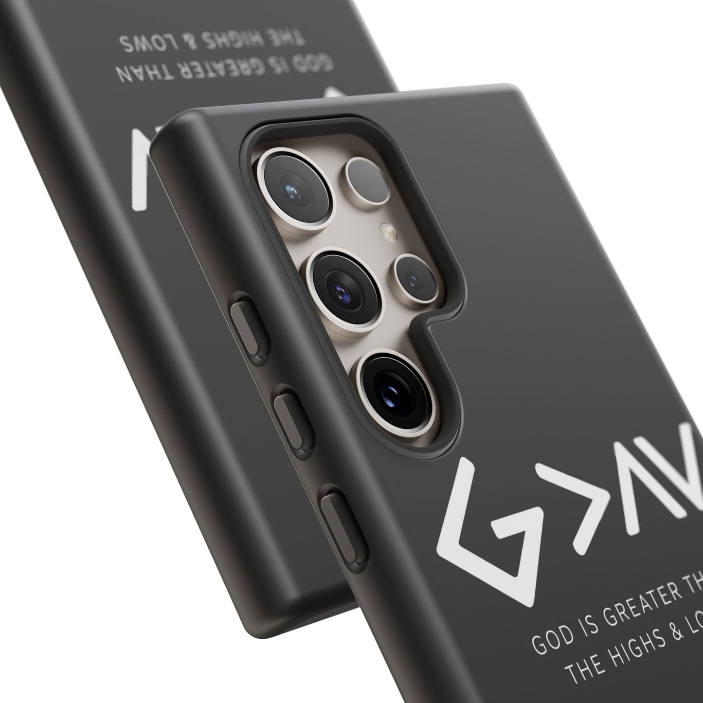God Is Greater Than The Highs & Lows G>∧∨ Christian Phone Case