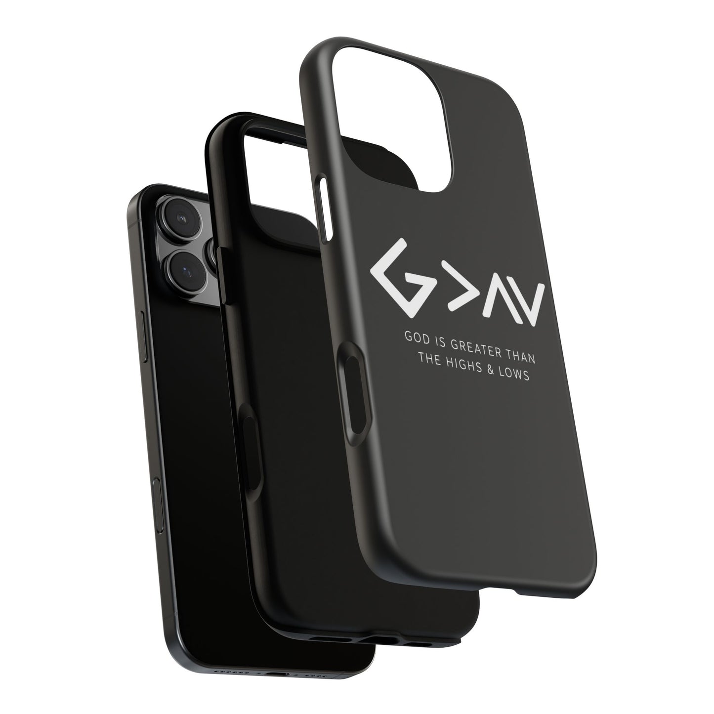 God Is Greater Than The Highs & Lows G>∧∨ Christian Phone Case