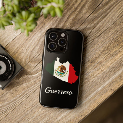 Guerrero Mexico Flag Map Phone Case | Mexican American Pride Tough Case for iPhone & Samsung