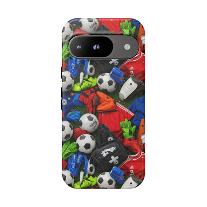 Soccer Ball Pattern Phone Case – Sports Fan Tough Protective Game Day Case