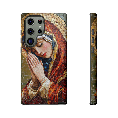 Virgin Mary Phone Case, Catholic Phone Case, Christian Aesthetic Case, Religious iPhone Case, Saint Art Case, Faith Gift