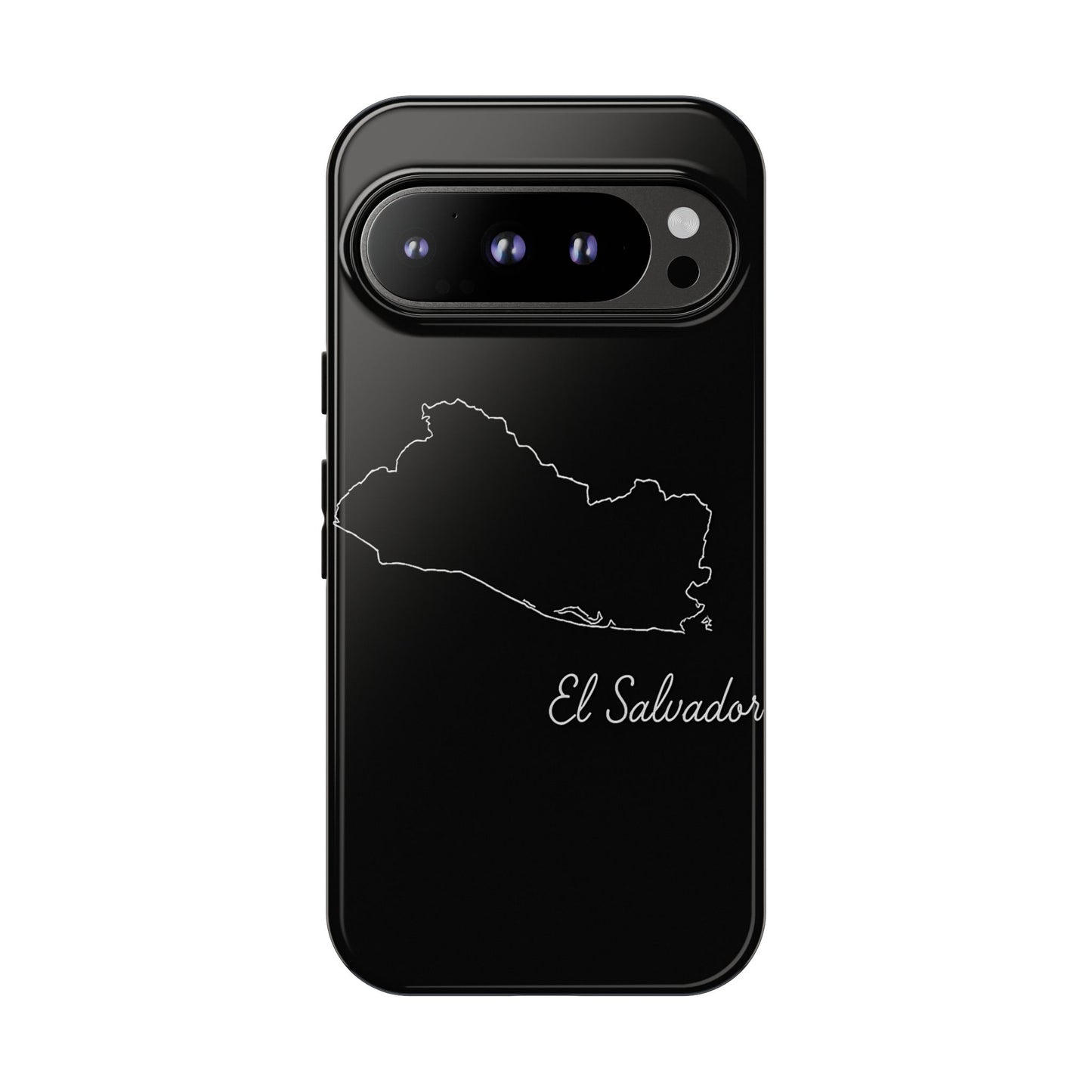 El Salvador Outline Phone Case – Minimal Country Map Tough Case (iPhone, Samsung, Pixel)