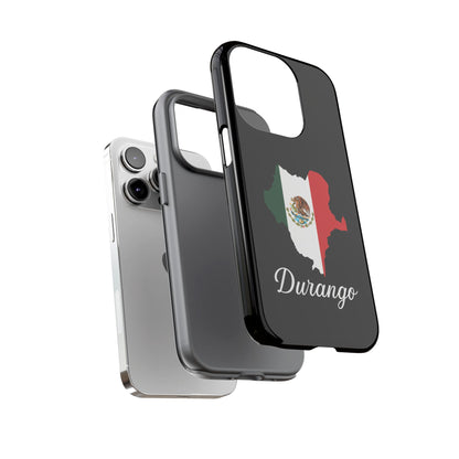 Durango Mexico Flag Map Phone Case | Mexican American Pride Tough Case for iPhone & Samsung