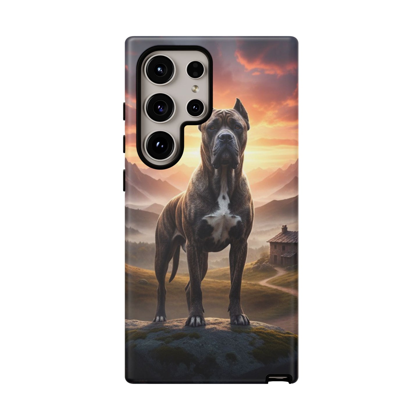 Cane Corso Phone Case – Guard Dog Sunset Tough Case (iPhone, Samsung, Pixel) | Dog Lover Gift