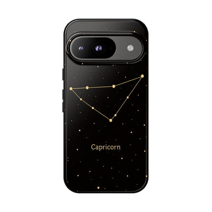 Capricorn Zodiac Constellation Phone Case – Luxe Gold Celestial Cover