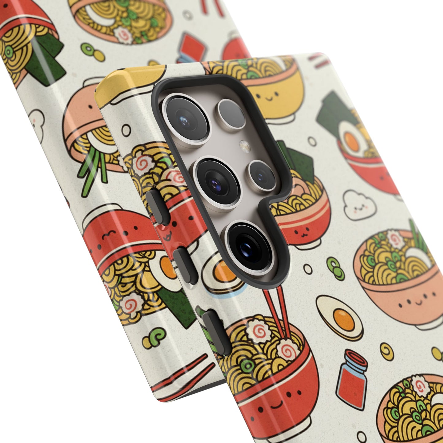 Kawaii Ramen Phone Case – Cute Japanese Food Pattern | Noodle Bowl Aesthetic Case