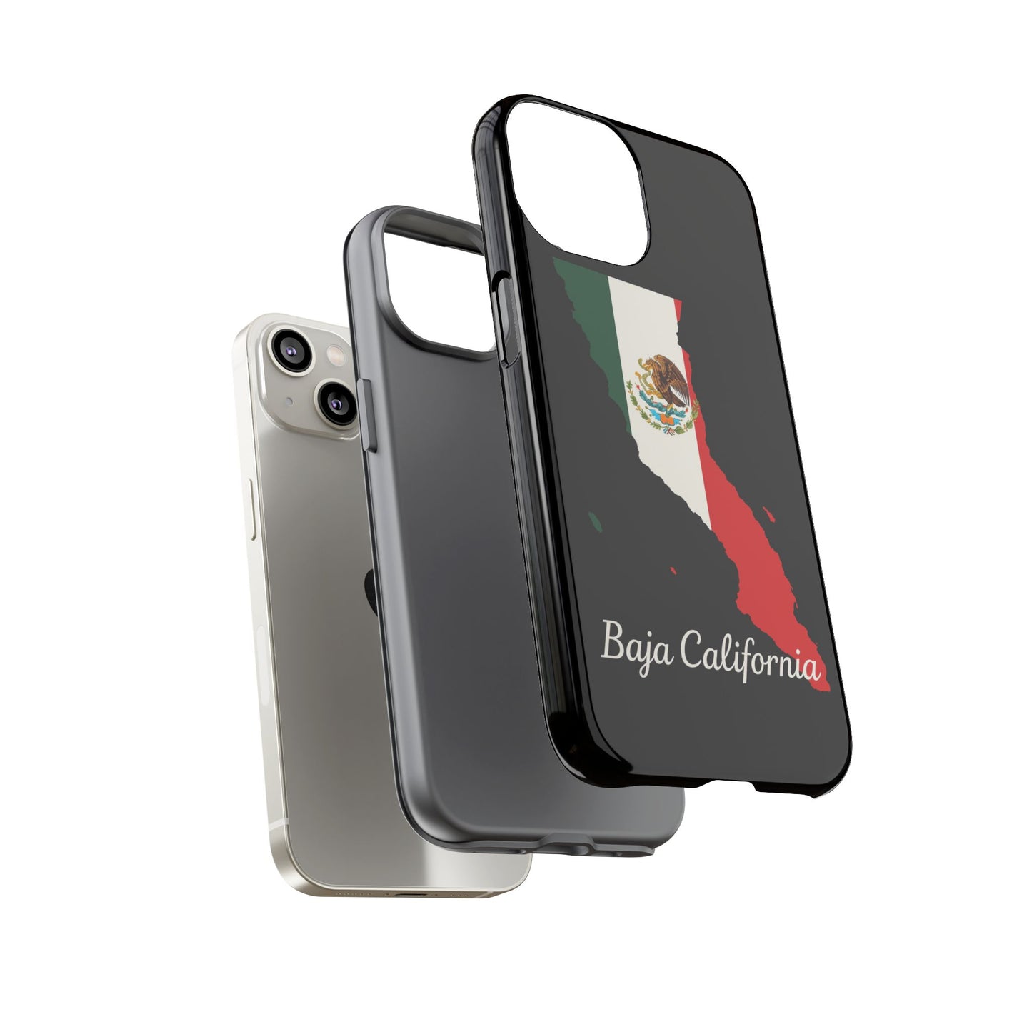 Baja California Mexico Flag Map Phone Case | Mexican American Pride Tough Case for iPhone & Samsung
