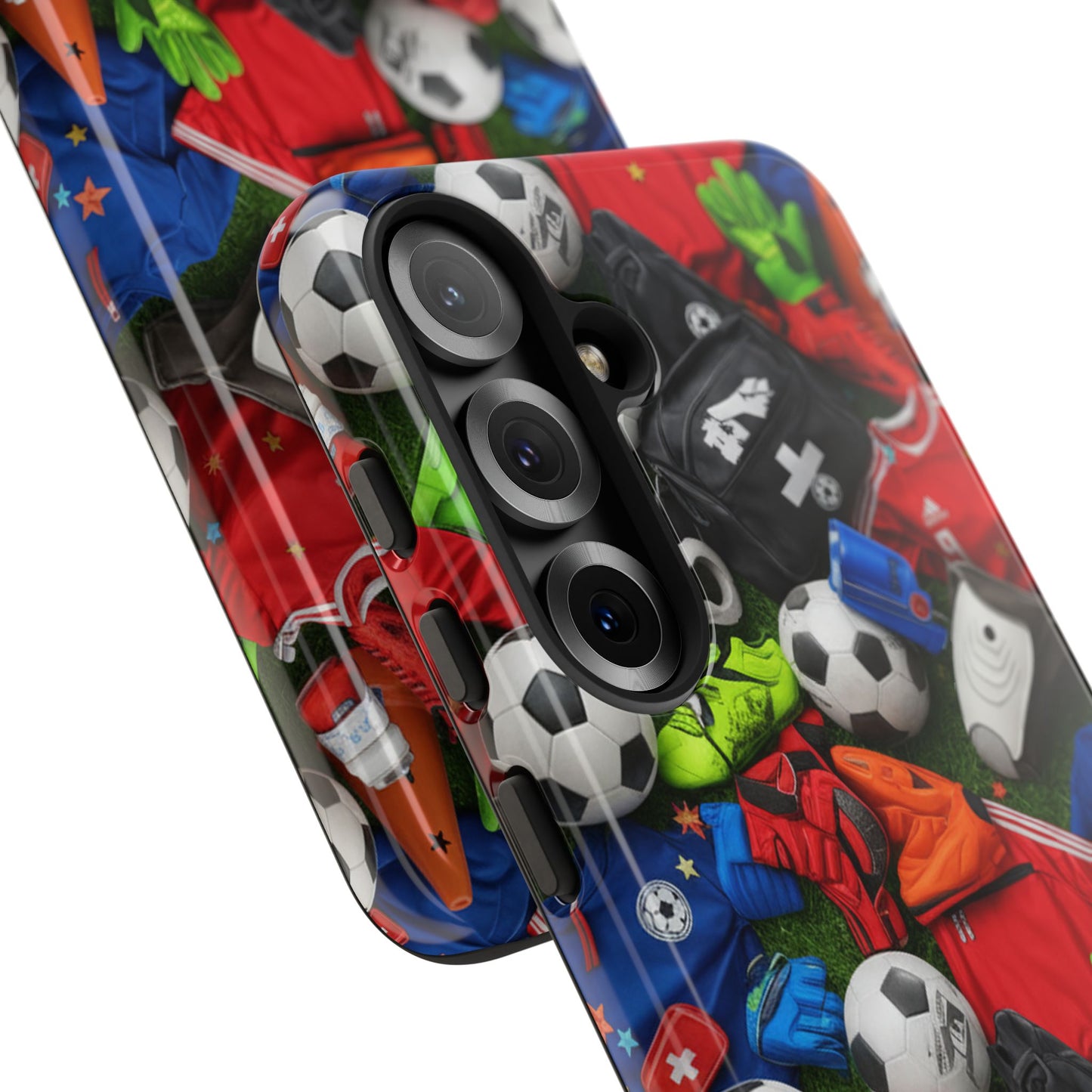 Soccer Ball Pattern Phone Case – Sports Fan Tough Protective Game Day Case