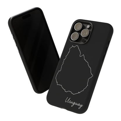 Uruguay Outline Phone Case – Minimal Country Map Tough Case (iPhone, Samsung, Pixel)