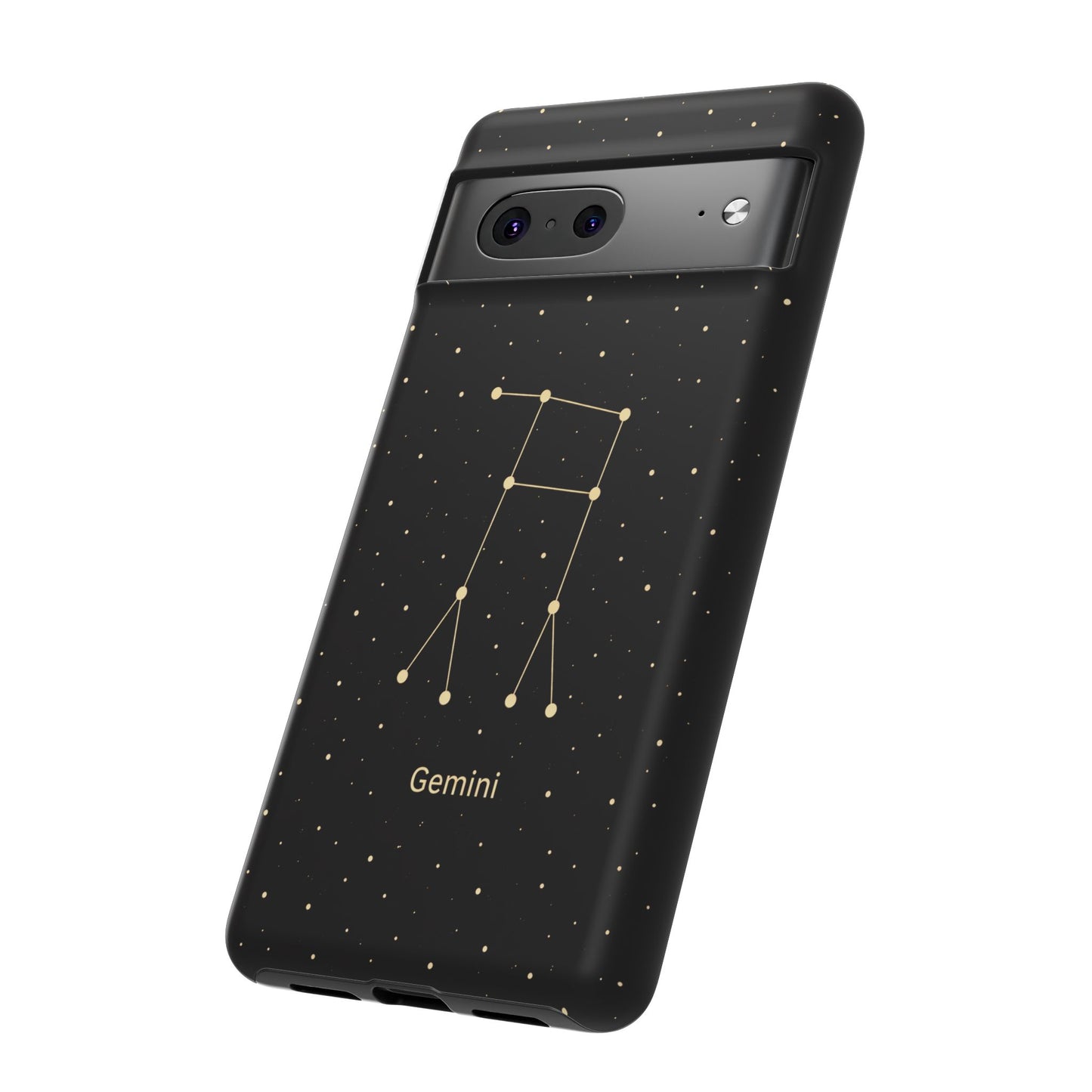 Gemini Zodiac Constellation Phone Case – Luxe Gold Celestial Cover