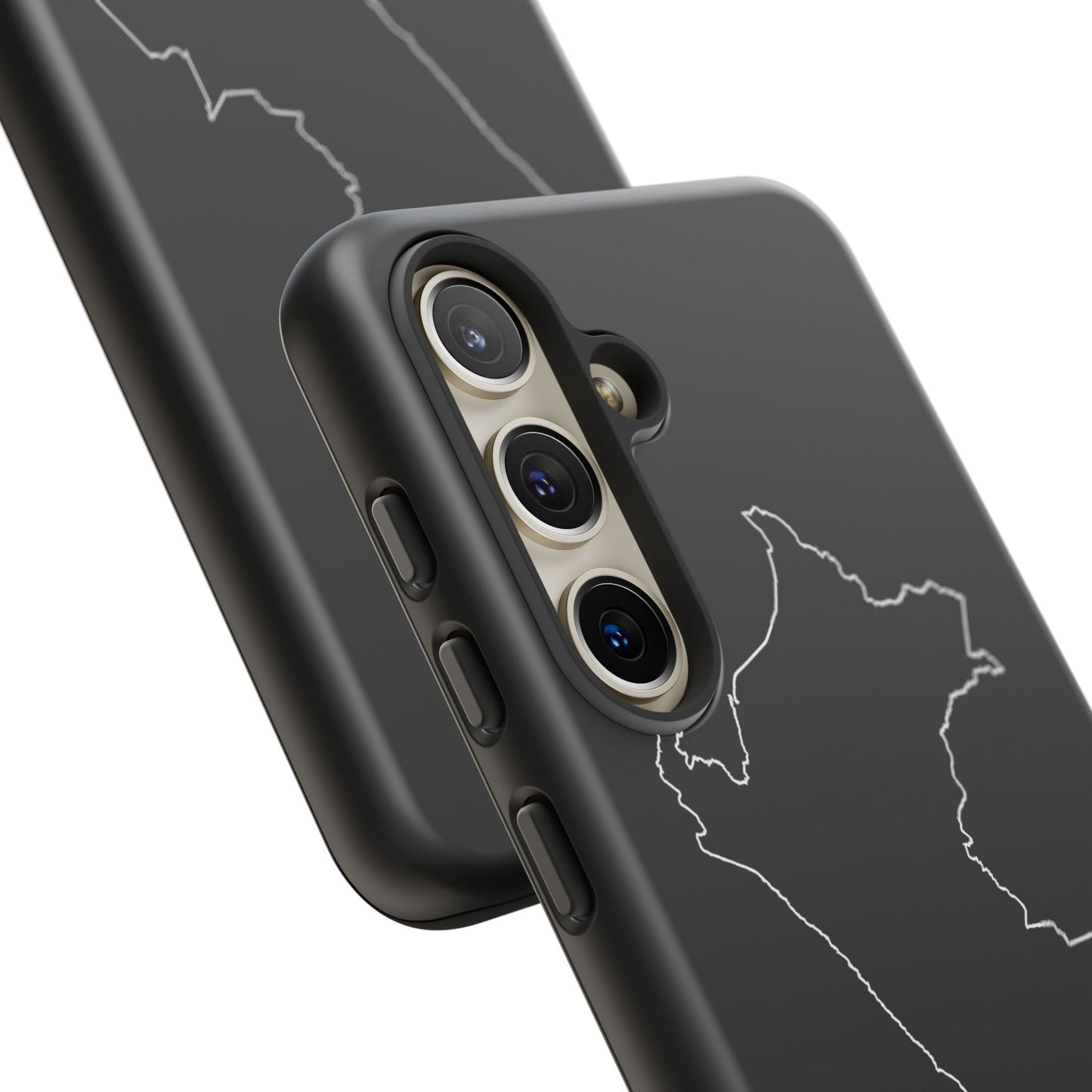 Peru Outline Phone Case – Minimal Country Map Tough Case (iPhone, Samsung, Pixel)