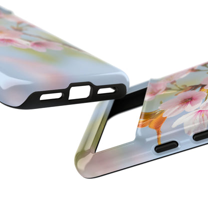 Cherry Blossom Phone Case – Pink Floral Tough Case (iPhone, Samsung Galaxy, Pixel)