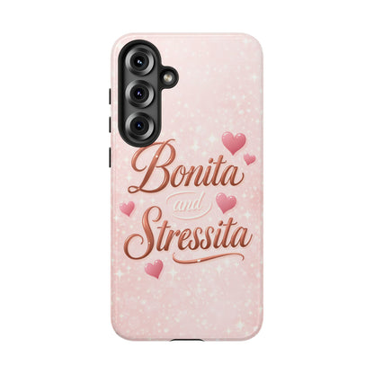 Bonita Stressita Phone Case Cute Latina Aesthetic Pink Coquette Case
