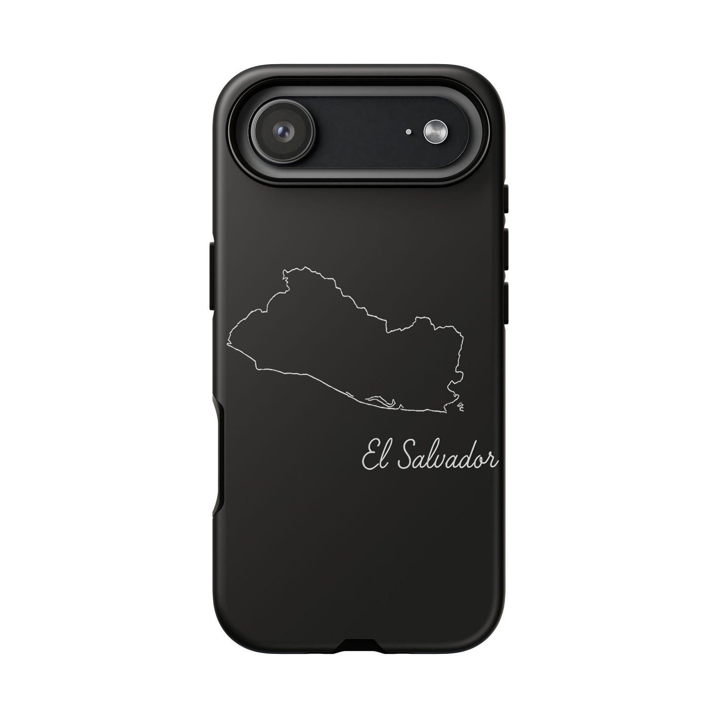 El Salvador Outline Phone Case – Minimal Country Map Tough Case (iPhone, Samsung, Pixel)