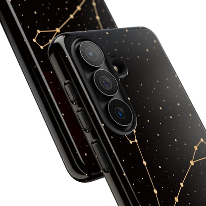 Pisces Zodiac Constellation Phone Case – Luxe Gold Celestial Cover