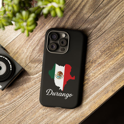 Durango Mexico Flag Map Phone Case | Mexican American Pride Tough Case for iPhone & Samsung
