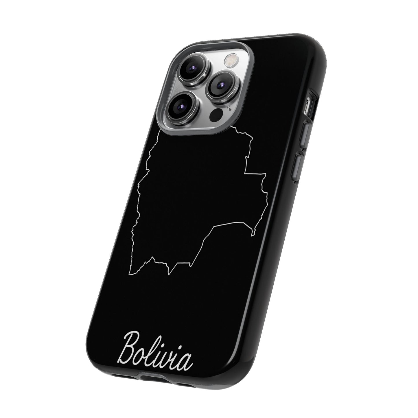 Bolivia Outline Phone Case – Minimal Country Map Tough Cover