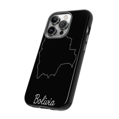 Bolivia Outline Phone Case – Minimal Country Map Tough Cover