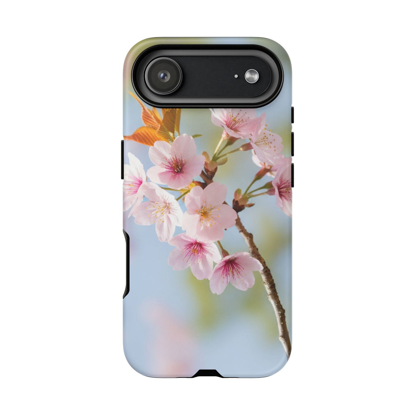 Cherry Blossom Phone Case – Pink Floral Tough Case (iPhone, Samsung Galaxy, Pixel)
