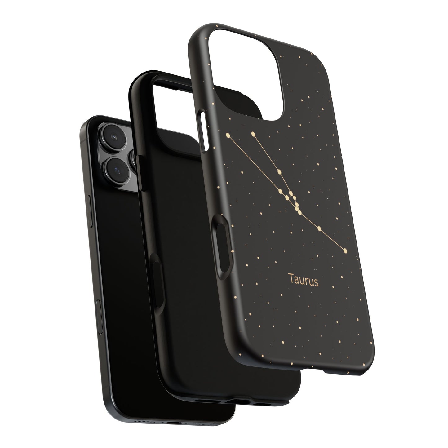 Taurus Zodiac Constellation Phone Case – Luxe Gold Celestial Cover