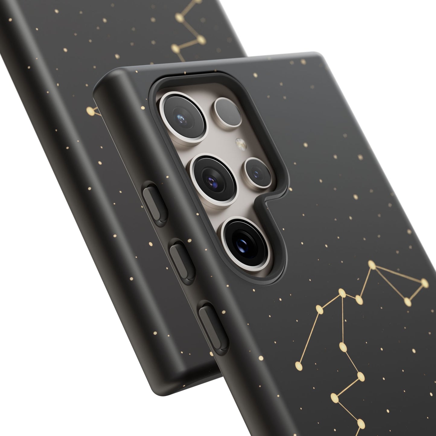 Aquarius Zodiac Constellation Phone Case – Luxe Gold Celestial Cover