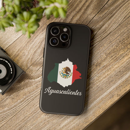 Aguascalientes Mexico Flag Map Phone Case | Mexican American Pride Tough Case for iPhone & Samsung