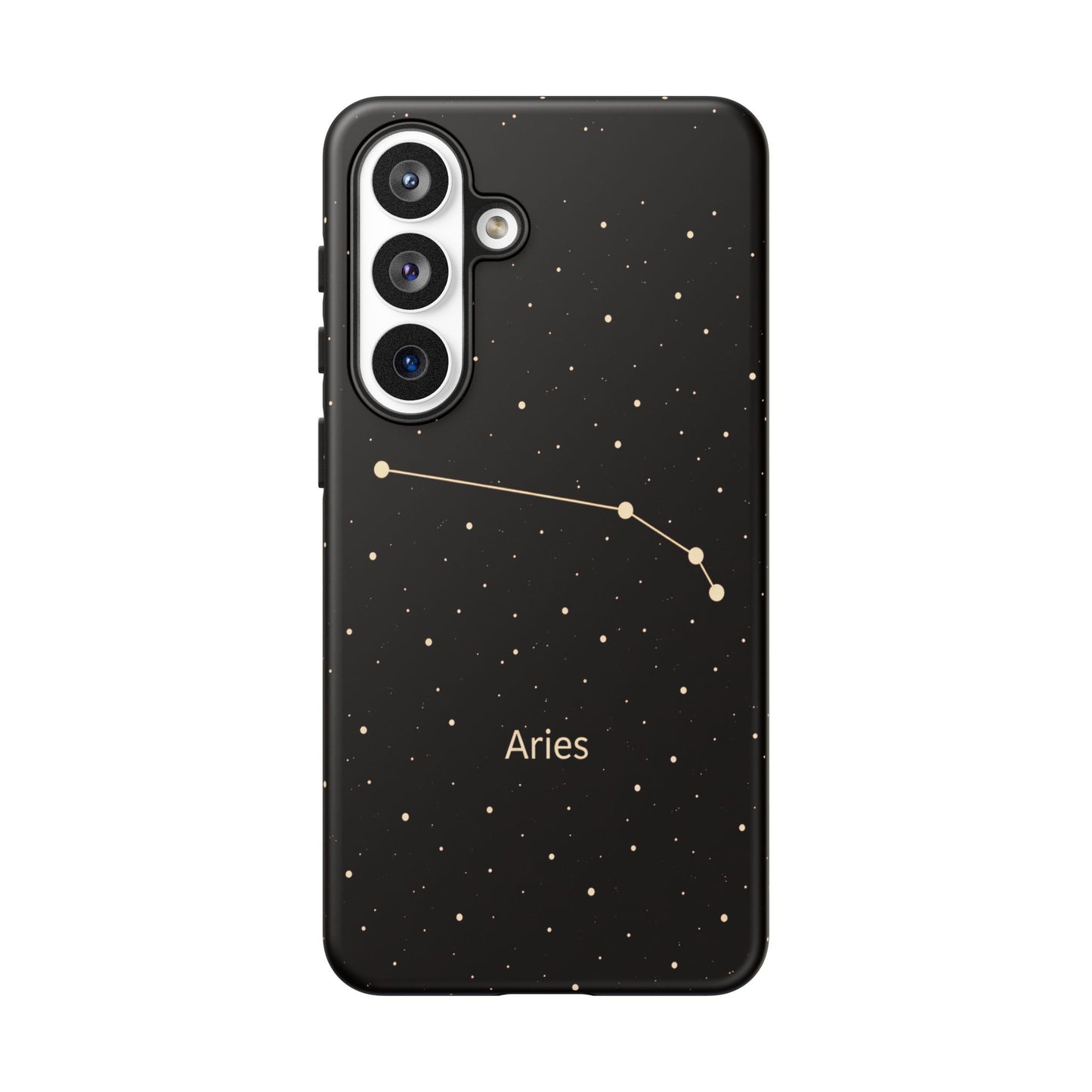 Aries Zodiac Constellation Phone Case – Luxe Gold Celestial Cover