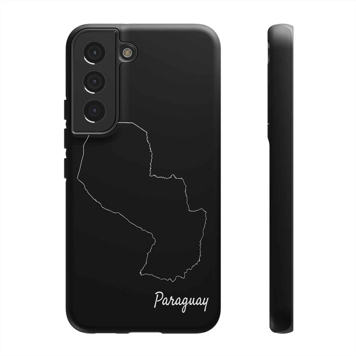 Paraguay Outline Phone Case – Minimal Country Map Tough Case (iPhone, Samsung, Pixel)