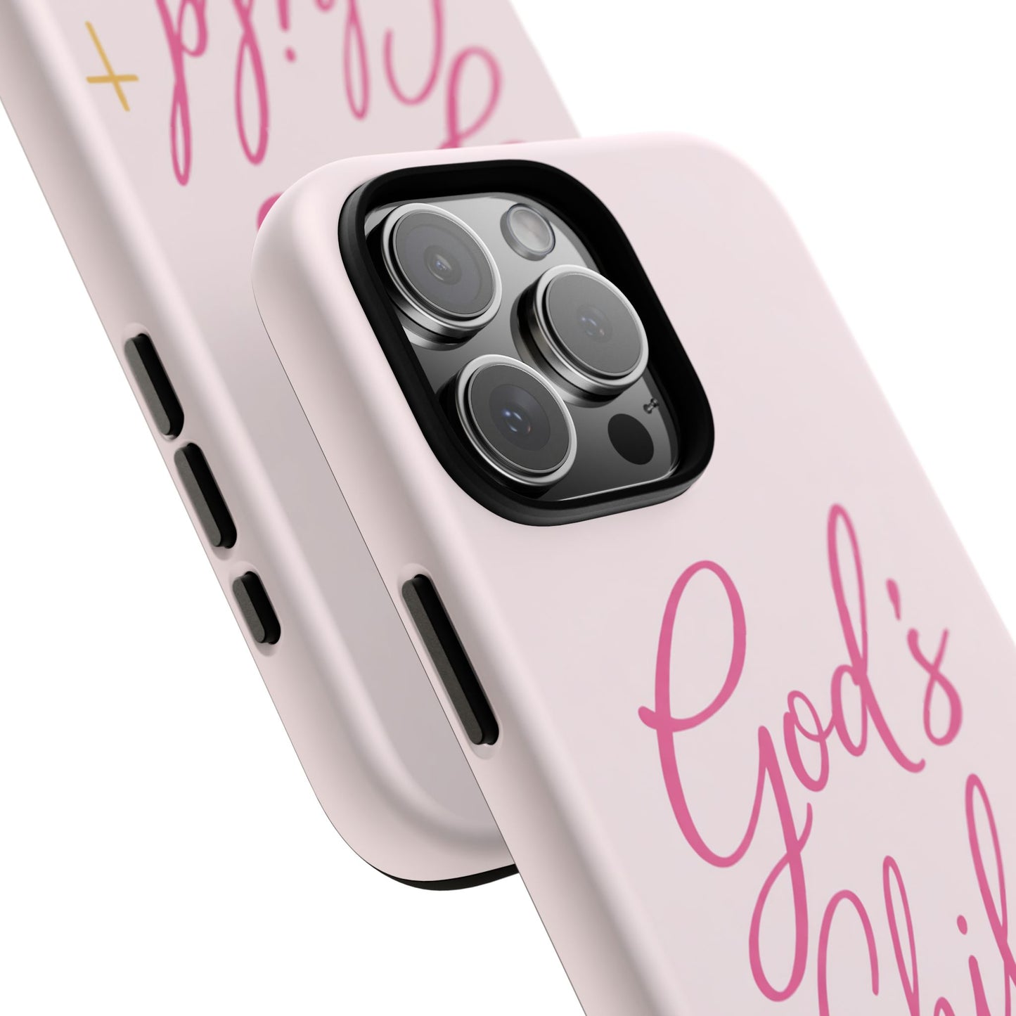 Gods Child Phone Case Christian Pink Aesthetic Tough iPhone Case