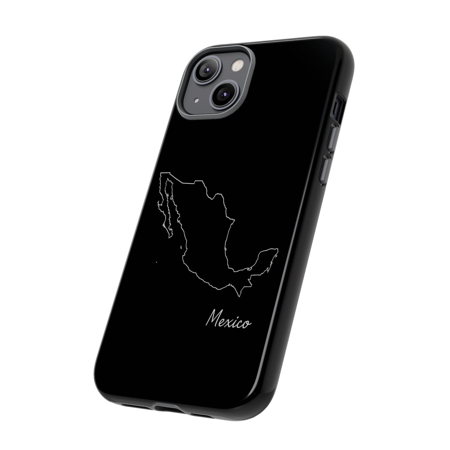 Mexico Outline Phone Case – Minimal Country Map Tough Case (iPhone, Samsung, Pixel)