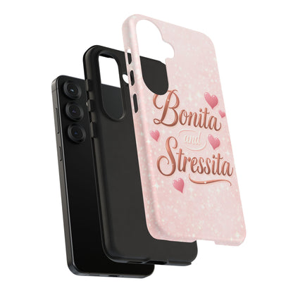 Bonita Stressita Phone Case Cute Latina Aesthetic Pink Coquette Case