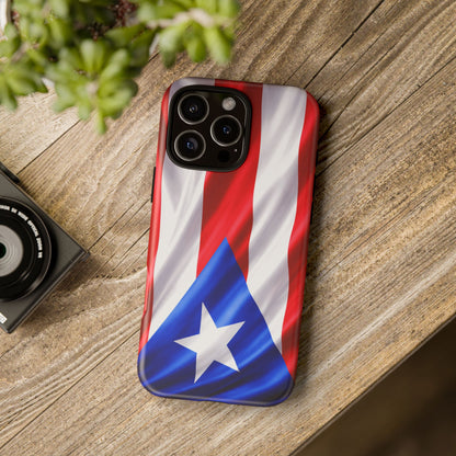 Puerto Rico Flag Phone Case | Boricua Pride Tough Case | Puerto Rican Flag Protective Cover for iPhone & Samsung
