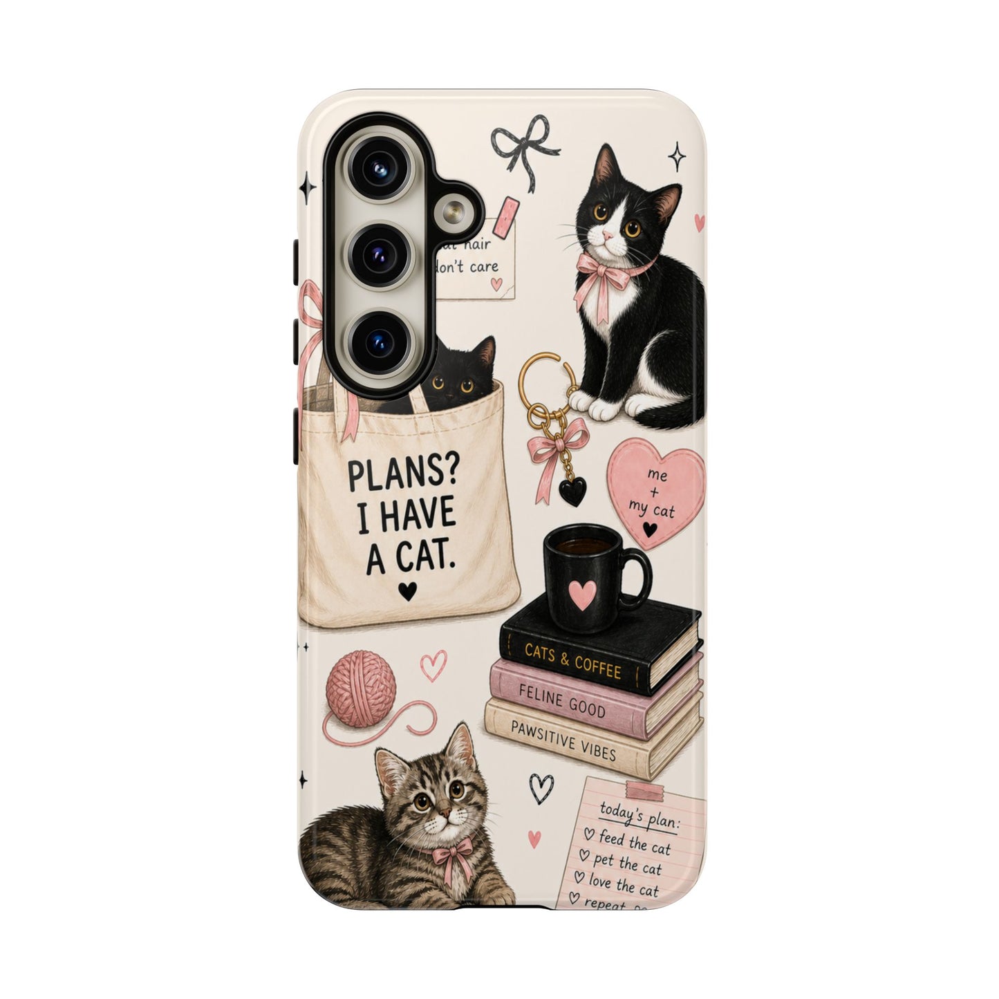 Cat Lover Phone Case | Plans? I Have A Cat Cute Aesthetic Cover