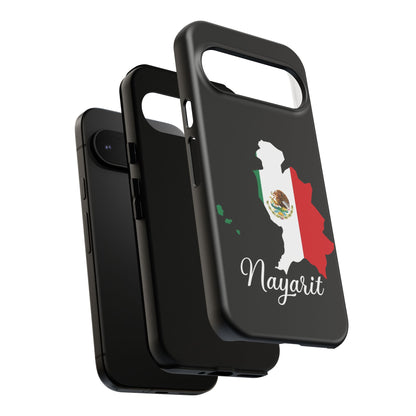 Nayarit Mexico Flag Map Phone Case | Mexican American Pride Tough Case for iPhone & Samsung