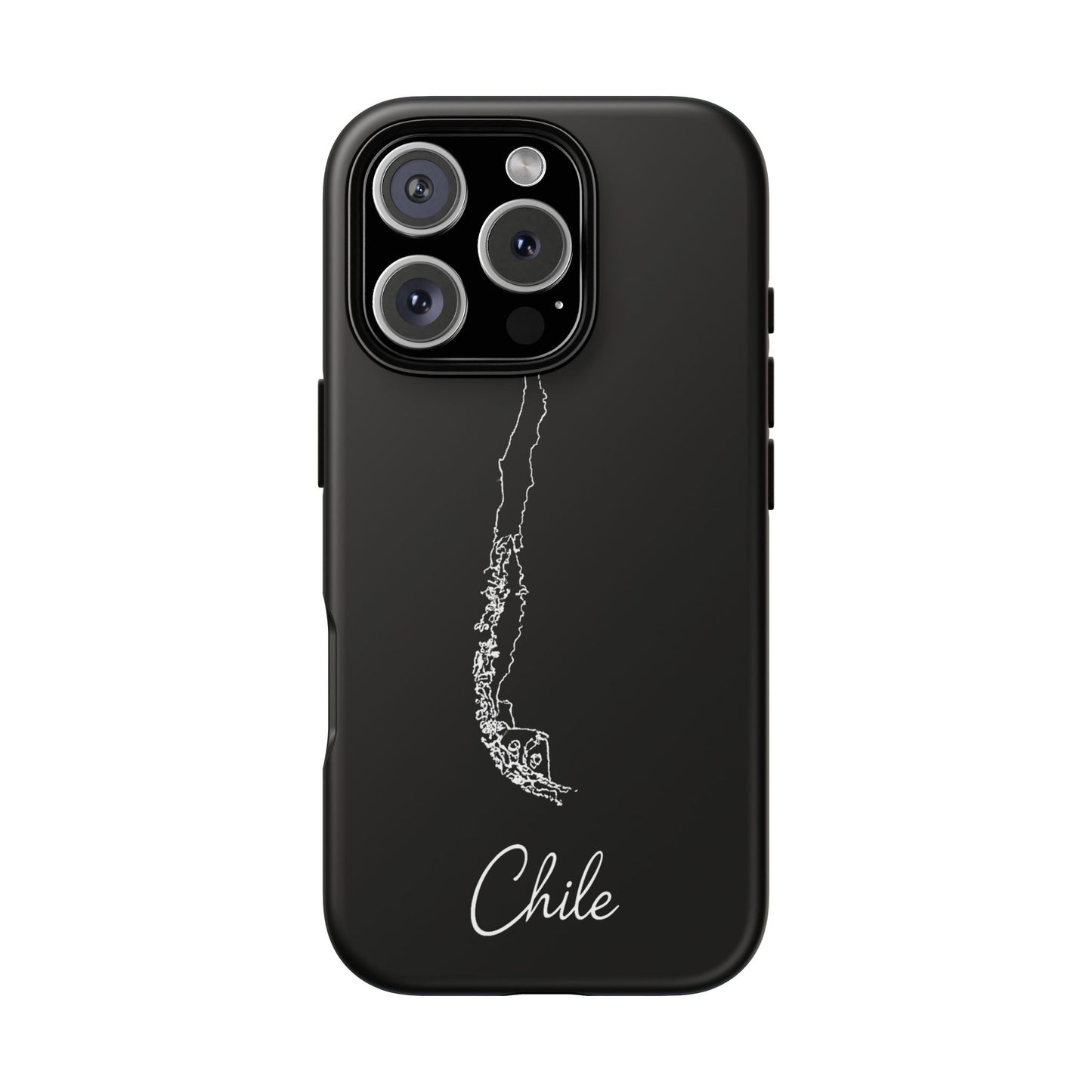 Chile Outline Phone Case – Minimal Country Map Tough Case (iPhone, Samsung, Pixel)