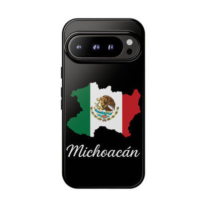 Michoacán Mexico Flag Map Phone Case | Mexican American Pride Tough Case for iPhone & Samsung