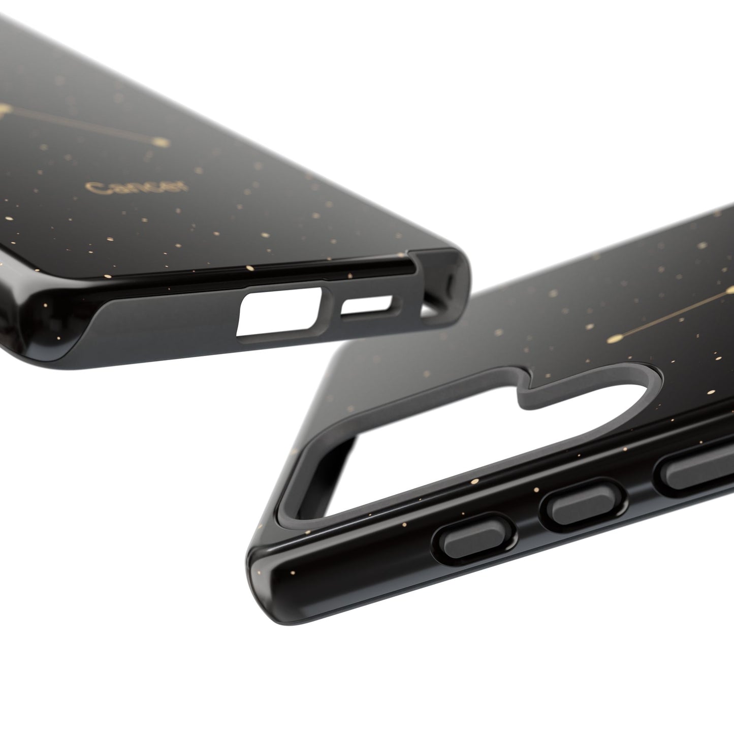 Cancer Zodiac Constellation Phone Case – Luxe Gold Celestial Cover