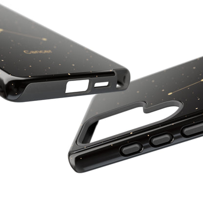 Cancer Zodiac Constellation Phone Case – Luxe Gold Celestial Cover