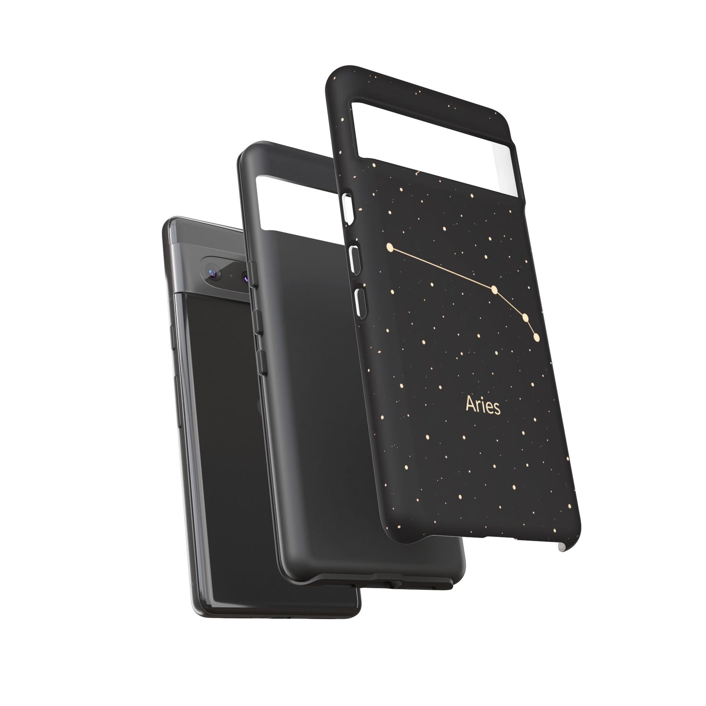Aries Zodiac Constellation Phone Case – Luxe Gold Celestial Cover