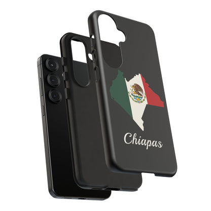 Chiapas Mexico Flag Map Phone Case | Mexican American Pride Tough Case for iPhone & Samsung