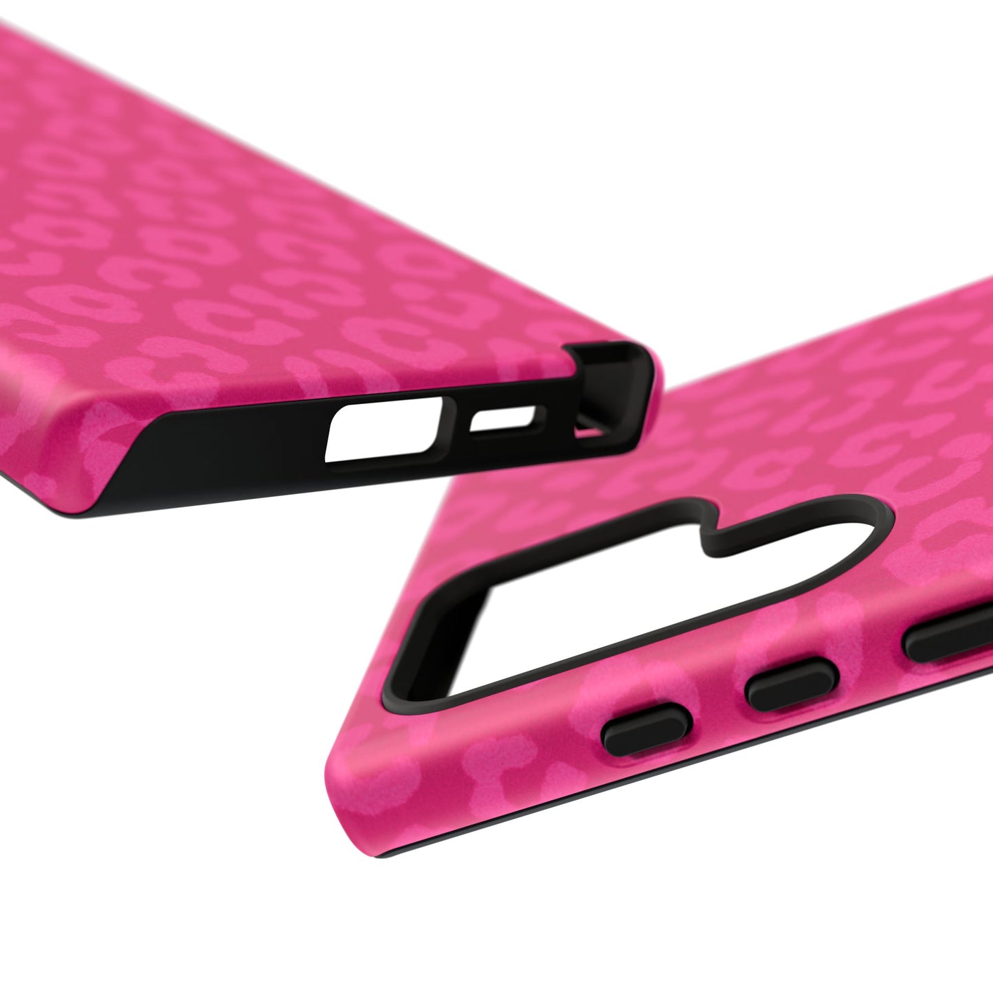 Hot Pink Leopard Print Phone Case – Bold Coquette Leopard Tough Case