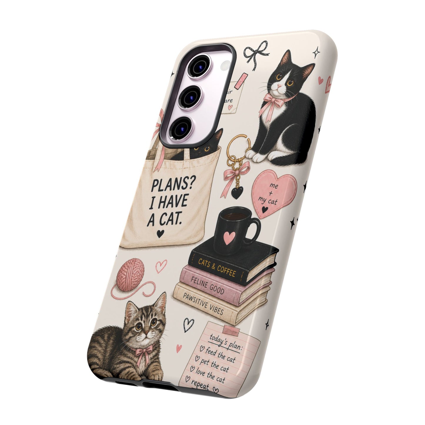 Cat Lover Phone Case | Plans? I Have A Cat Cute Aesthetic Cover
