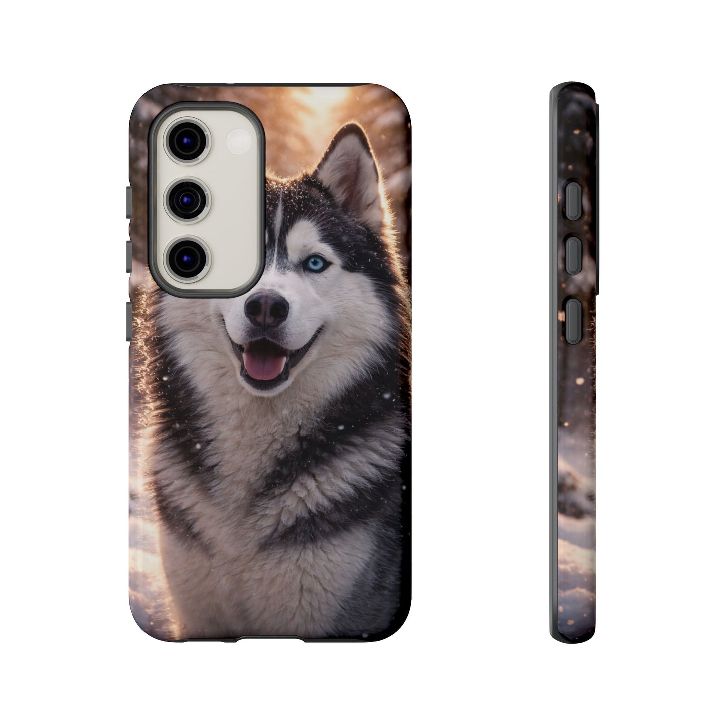 Siberian Husky Tough Phone Case | Blue Eyes Dog Cover Protective iPhone Case