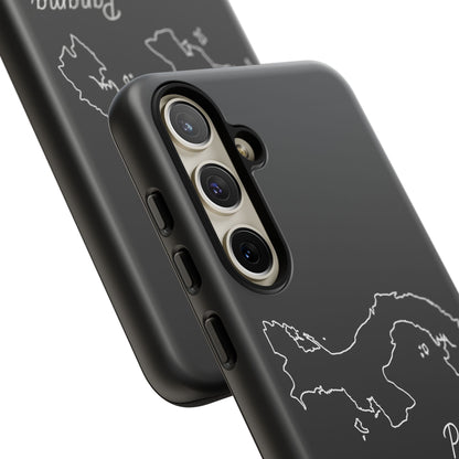 Panama Outline Phone Case – Minimal Country Map Tough Case (iPhone, Samsung, Pixel)