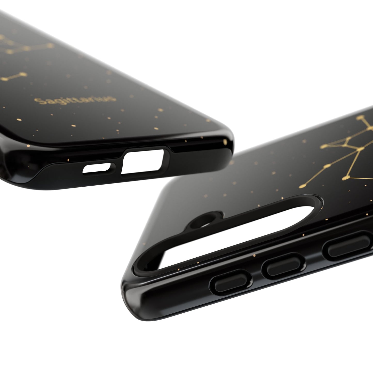 Sagittarius Zodiac Constellation Phone Case – Luxe Gold Celestial Cover
