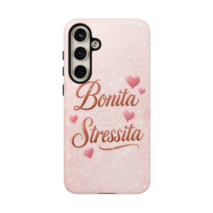 Bonita Stressita Phone Case Cute Latina Aesthetic Pink Coquette Case