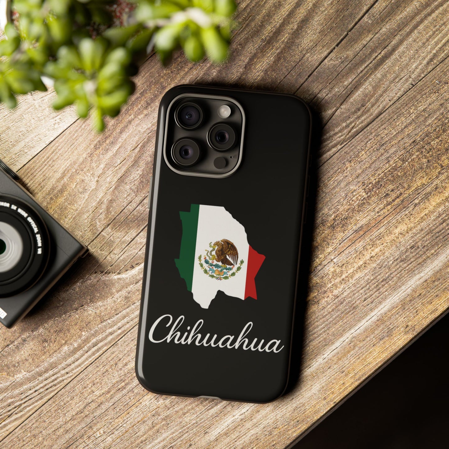 Chihuahua Mexico Flag Map Phone Case | Mexican American Pride Tough Case for iPhone & Samsung